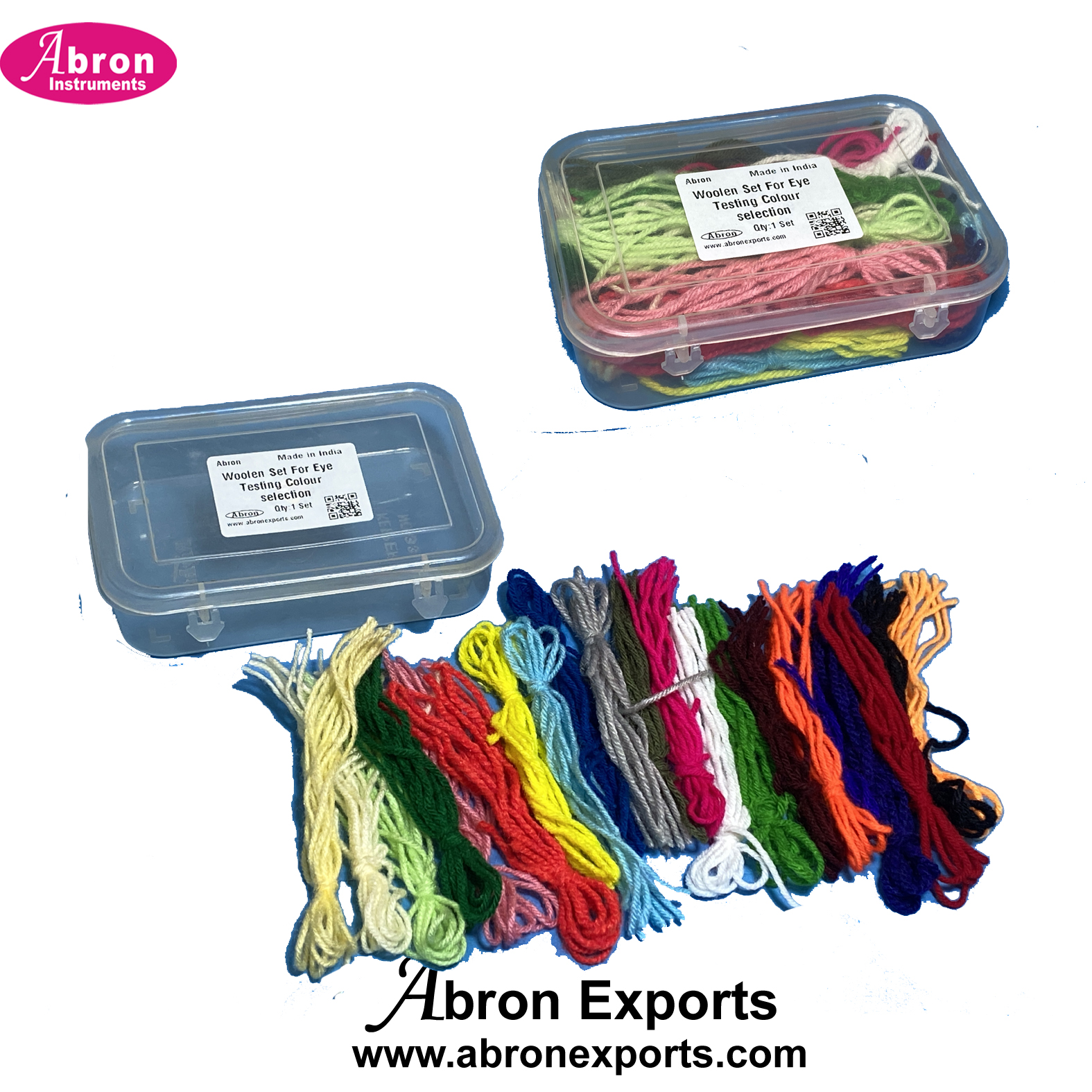 ENT Eye Testing Woolen Threads ser for colour deficiency Blindness wool set for colour blind test Abron ABM-1517W 